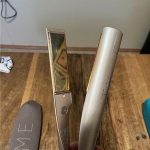 TYME rose gold iron pro hair straightener Tool